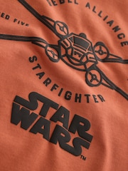 Rust Brown Back Print Star Wars T-Shirt (3-16yrs) - Image 7 of 7