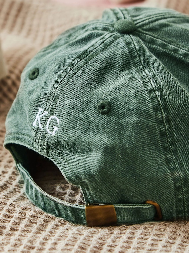 Personalised Out Of Office Cap in Forest Green by Made Yours - Image 2 of 3 Personalised Out Of Office Cap in Forest Green by Made Yours - Image 2 of 3