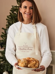 Made Yours Cream Personalised Christmas Dinner Head Chef Apron - Image 2 of 2