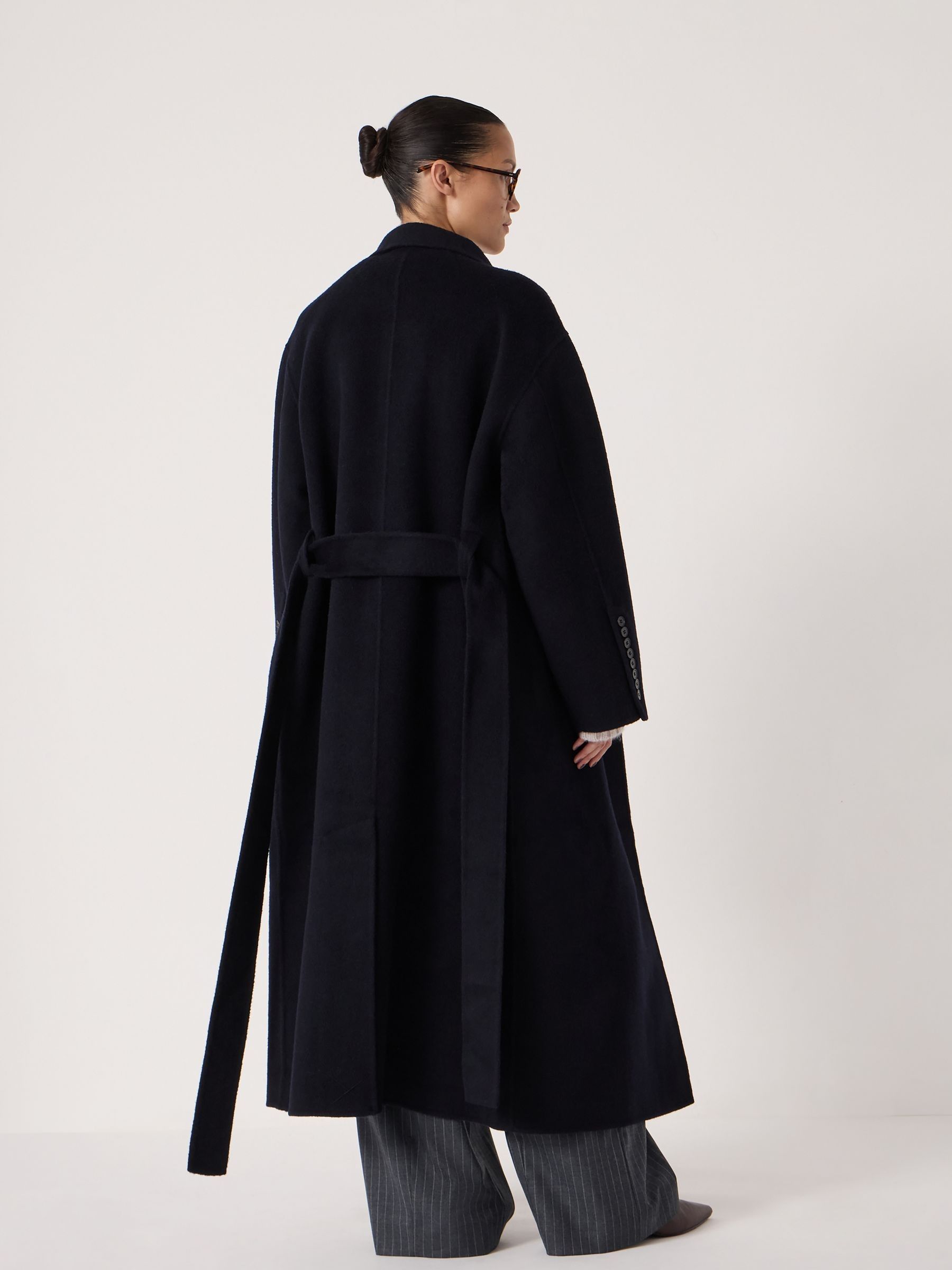 MMM「coat with elongated necklines」44 MELY COAT black - jeeij.de