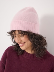 Hush Pink Cashmere Beanie - Image 2 of 4