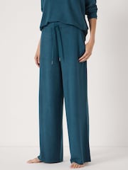 Hush Green Elle Supersoft Wide Leg Joggers - Image 1 of 5