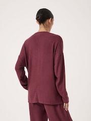 Roxa - Blusa Hush Gillian Supersoft V-Neck - Imagem 3 de 5