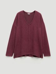 Roxa - Blusa Hush Gillian Supersoft V-Neck - Imagem 5 de 5