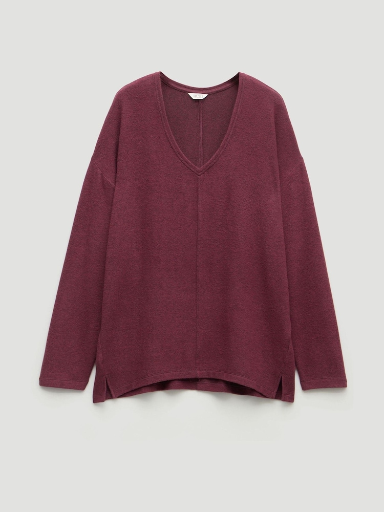 Roxa - Blusa Hush Gillian Supersoft V-Neck - Imagem 5 de 5