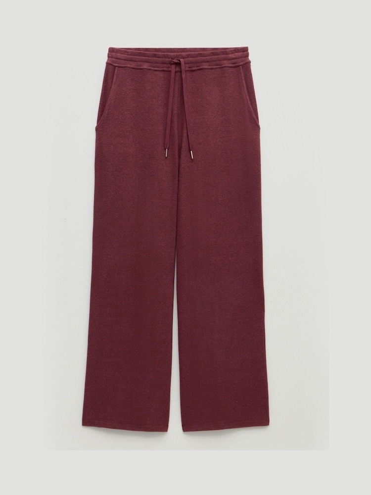 Hush Purple Elle Supersoft Wide Leg Joggers - Image 5 of 5