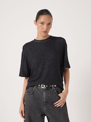 Hush Black Elle Supersoft T-Shirt - Image 1 of 5
