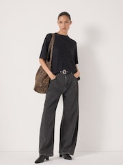 Hush Black Elle Supersoft T-Shirt - Image 2 of 5