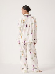 Hush Green Long Sleeve Brushed Cotton Pyjamas - Image 3 of 5