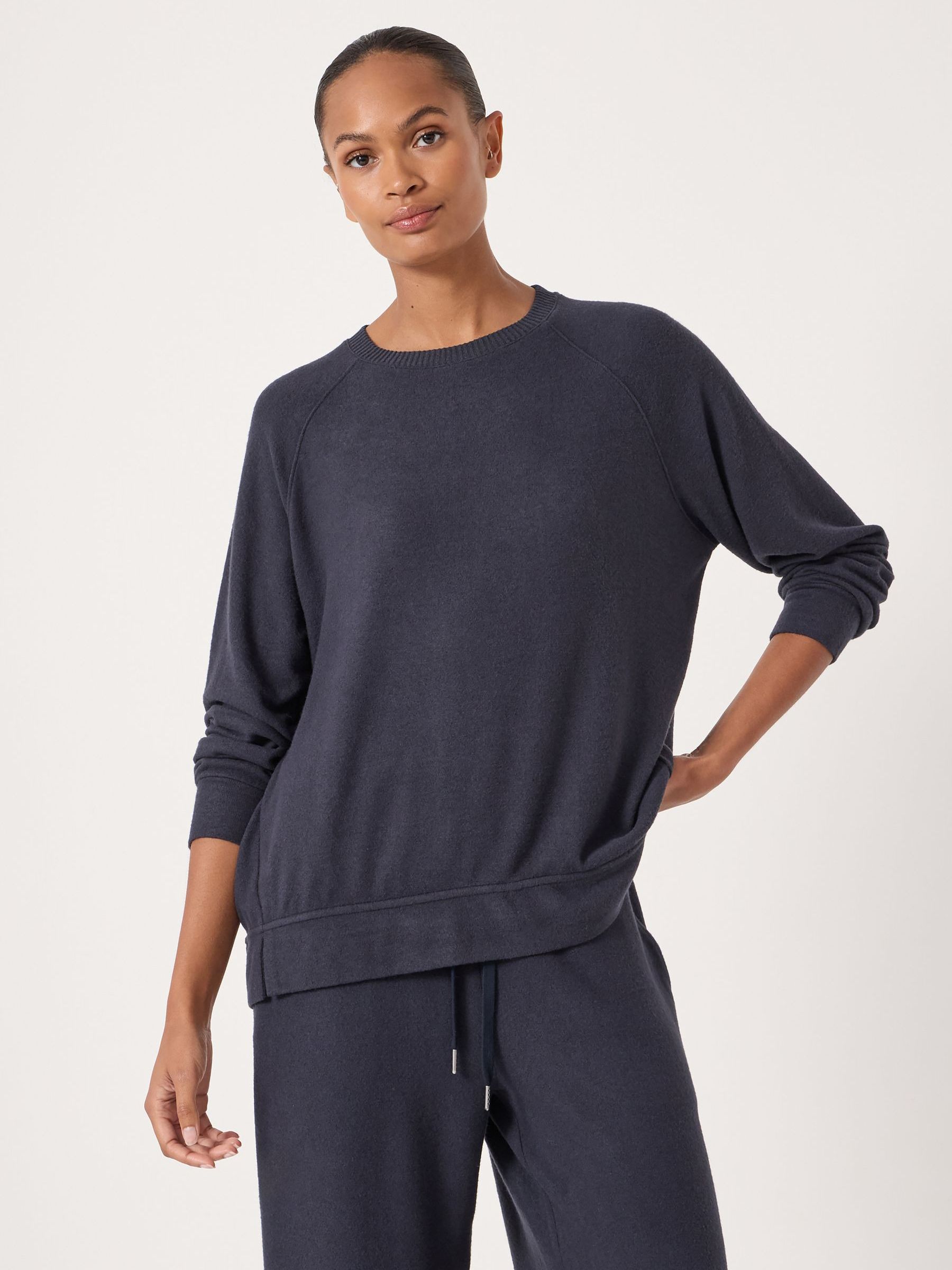 23ss RASCHEL RAGLAN OVER SIZED PULLOVER Wrap London - Brush-back 