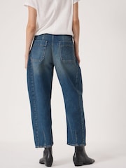 Hush Blue Marl Cordelia Barrel Leg Jeans - Image 2 of 6