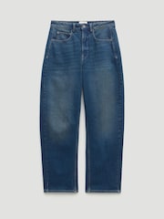 Hush Blue Marl Cordelia Barrel Leg Jeans - Image 6 of 6