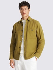 MOSS Green Moleskin Overshirt - Image 1 of 3