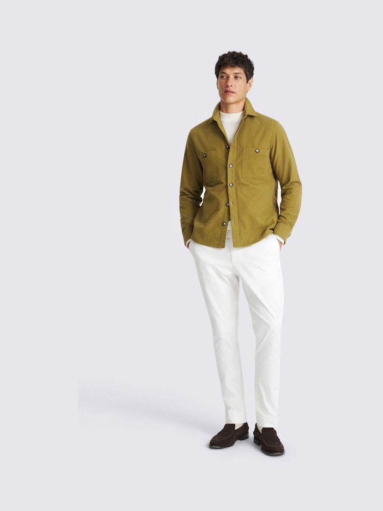 MOSS Green Moleskin Overshirt - Image 2 of 3