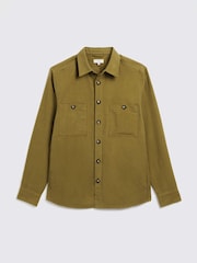 MOSS Green Brushed Cord Overshirt - Image 4 of 4
