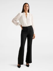 Forever New White Morgan Trimmed Blouse - Image 5 of 5