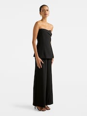 Forever New Black Joanna Petite Strapless Jumpsuit - Image 4 of 4