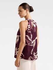 Forever New Purple Harriet Halter Neck Top - Image 2 of 5