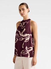 Forever New Purple Harriet Halter Neck Top - Image 4 of 5