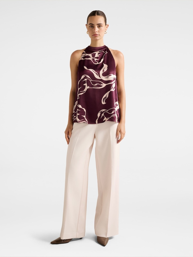 Forever New Purple Harriet Halter Neck Top - Image 5 of 5 Forever New Purple Harriet Halter Neck Top - Image 5 of 5