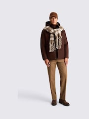 MOSS Dark Chestnut Wool Brown Parka - Image 4 of 5