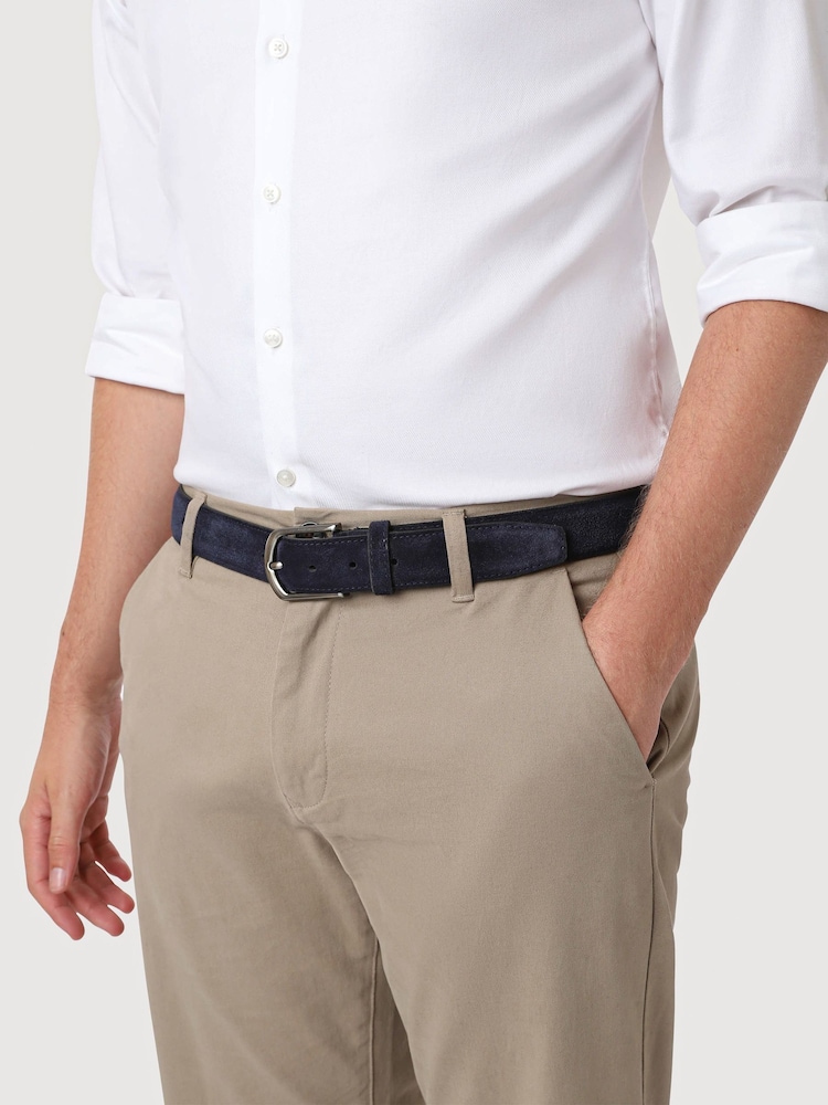 Jones Bootmaker Blue Unison Leather Belt - Image 1 of 3 Jones Bootmaker Blue Unison Leather Belt - Image 1 of 3