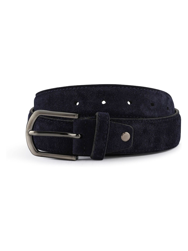 Jones Bootmaker Blue Unison Leather Belt - Image 2 of 3