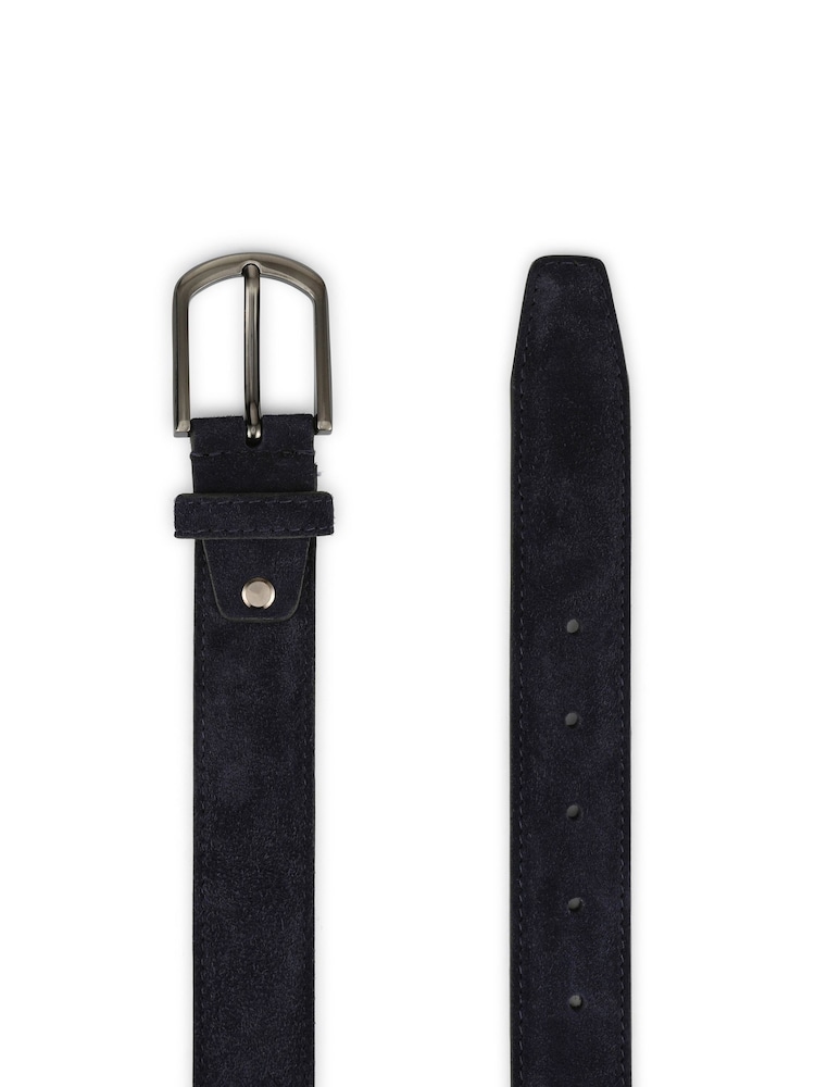 Jones Bootmaker Blue Unison Leather Belt - Image 3 of 3 Jones Bootmaker Blue Unison Leather Belt - Image 3 of 3