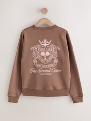 Burgundy Red Paddle Graphic Sweatshirt & Shorts 2 Pack - Image 12 of 15