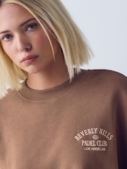 Burgundy Red Paddle Graphic Sweatshirt & Shorts 2 Pack - Image 9 of 15