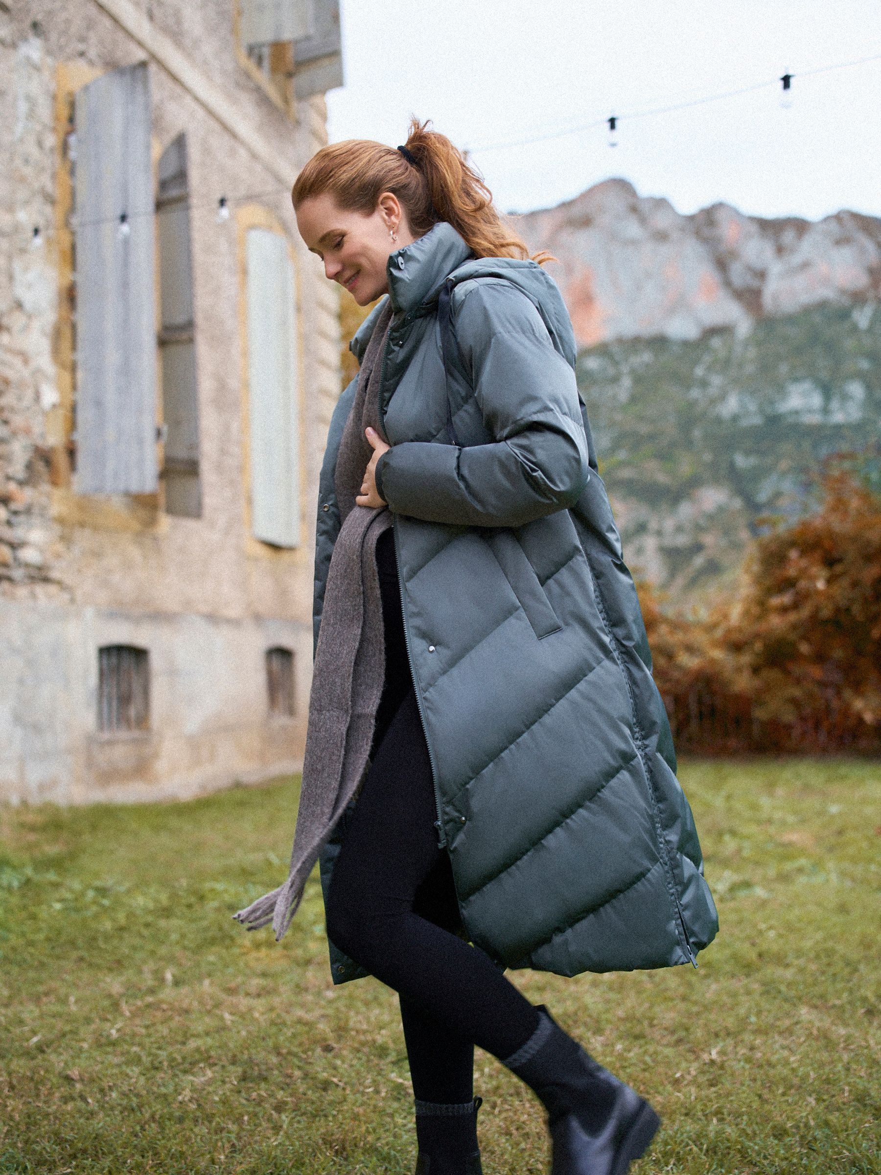 Buy Seraphine Pewter Long 3-In-1 Maternity & Babywearing Puffa