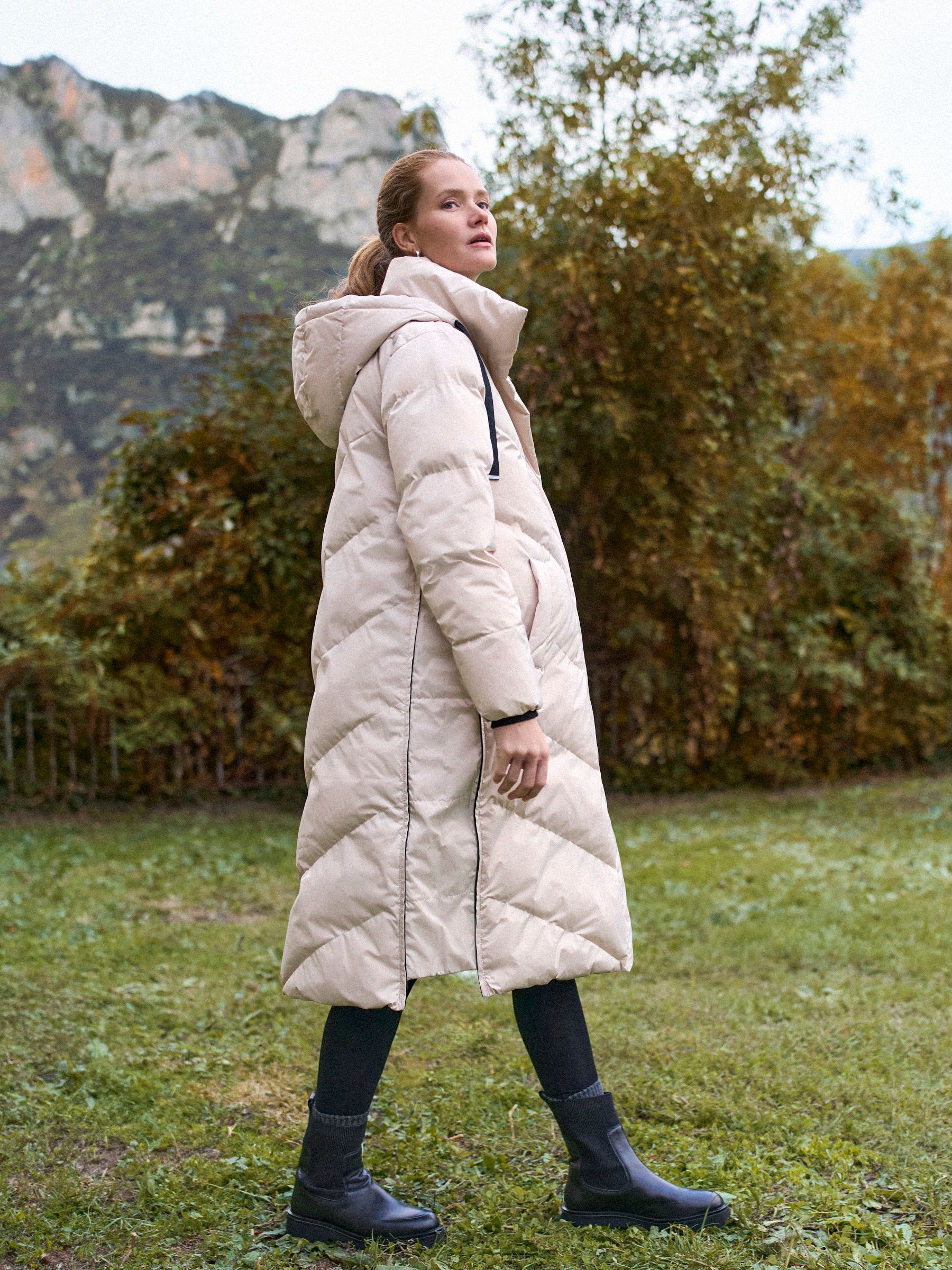 Buy Seraphine Taupe Grey Long 3-In-1 Maternity & Babywearing Puffa