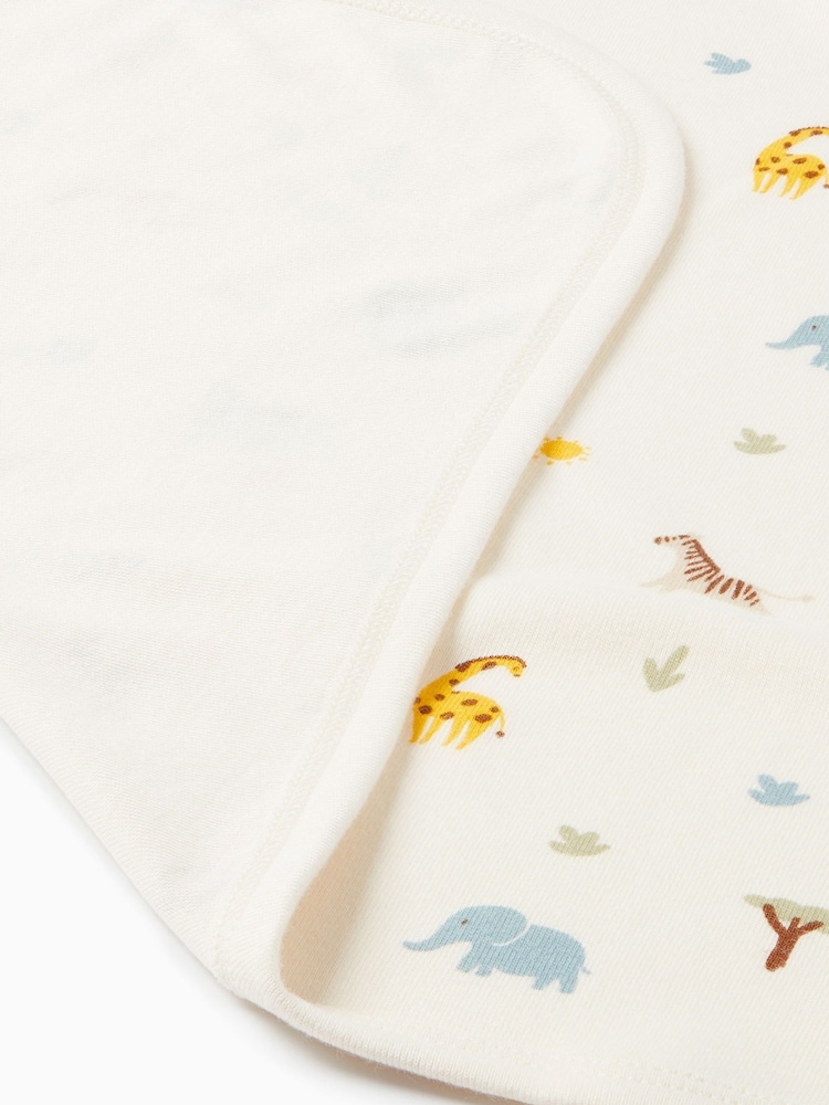 Supersoft Safari Jersey Baby Blanket - Image 5 of 5