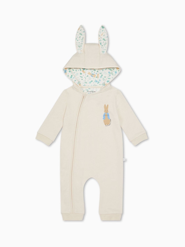 Peter Rabbit Supersoft Hooded Zip Up Pramsuit - Image 1 of 2