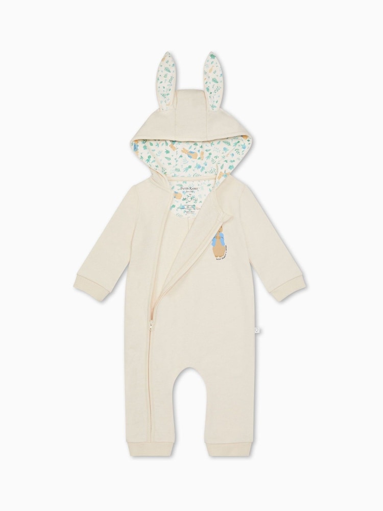 Peter Rabbit Supersoft Hooded Zip Up Pramsuit - Image 2 of 2