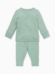 MORI Supersoft Ribbed Pyjamas Set - Image 3 of 4