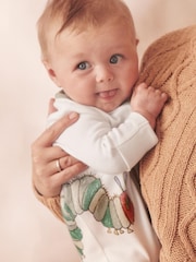 Mori Supersoft Very Hungry Caterpillar Placement Print Two Way Zip Sleepsuit - Image 3 of 3