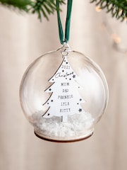 Metallic Family Christmas Tree Bauble by No Ordinary Gift - Image 2 of 4
