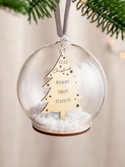 Metallic Family Christmas Tree Bauble by No Ordinary Gift - Image 3 of 4