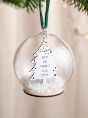 Metallic Family Christmas Tree Bauble by No Ordinary Gift - Image 4 of 4