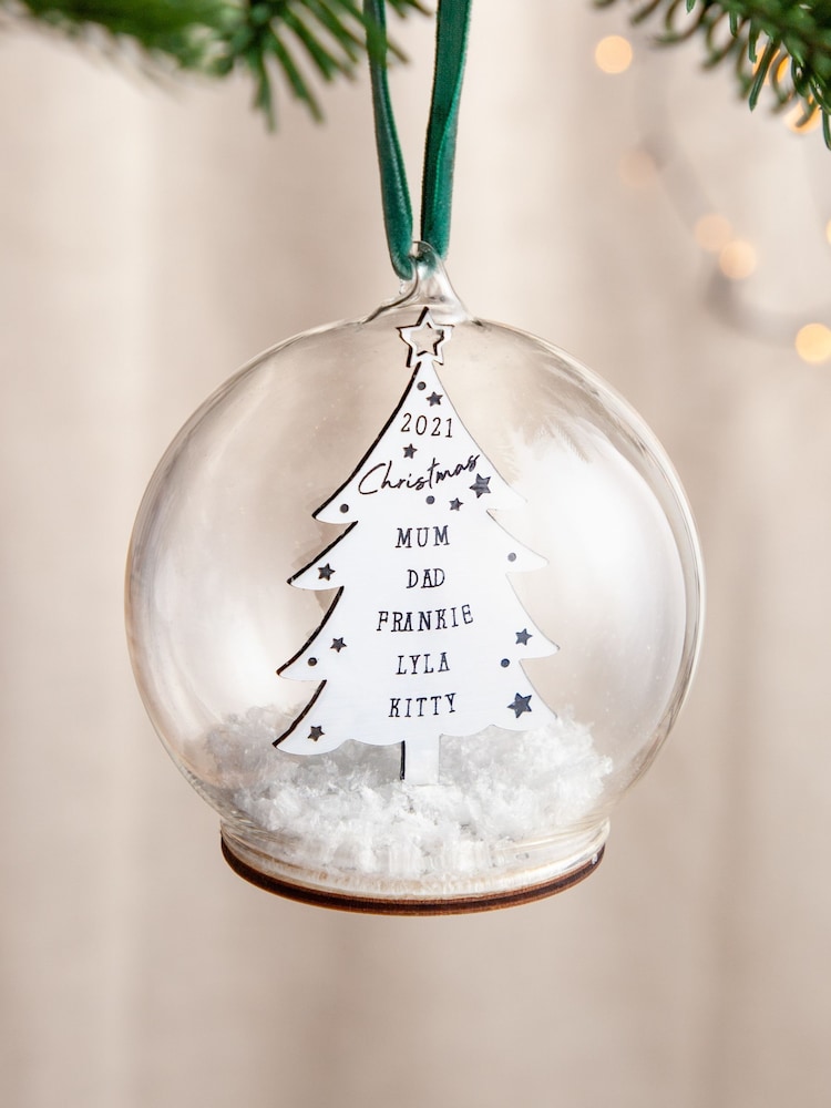 Metallic Family Christmas Tree Bauble by No Ordinary Gift - Image 4 of 4