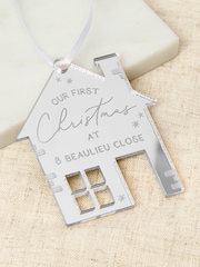 Personalised New Home Christmas Decoration by No Ordinary Gift - Image 3 of 3
