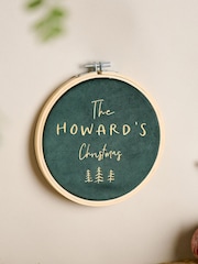 Personalised Christmas Velvet Hoop by No Ordinary Gift - Image 1 of 2