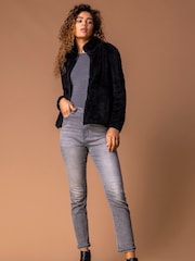 Roman Black Soft Sherpa Fleece Jacket - Image 2 of 4