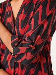 Roman Geometric Print Stretch Blouse - Slika 5 iz 5
