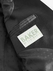 Baker by Ted Baker Black Tuxedo Suit Jacket - Image 16 of 17