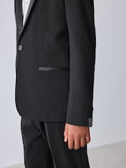 Baker by Ted Baker Black Tuxedo Suit Jacket - Image 7 of 17