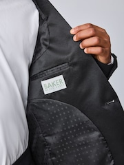 Baker by Ted Baker Black Tuxedo Suit Jacket - Image 8 of 17