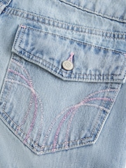 Hollister Blå Lav Talje Baggy Jeans - Bilde 5 av 5