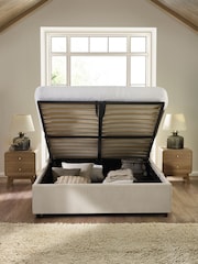 Julian Bowen Beige Maddock Ottoman Storage Bed - Image 3 of 6
